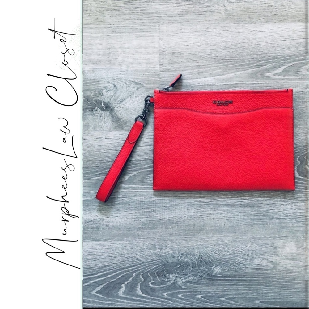 COACH | Beckett Slim Pouch | Red